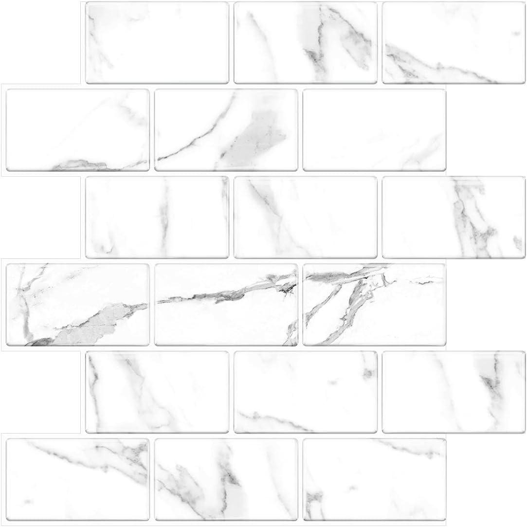 12" x 12" PVC Peel & Stick Thicker Subway Tile