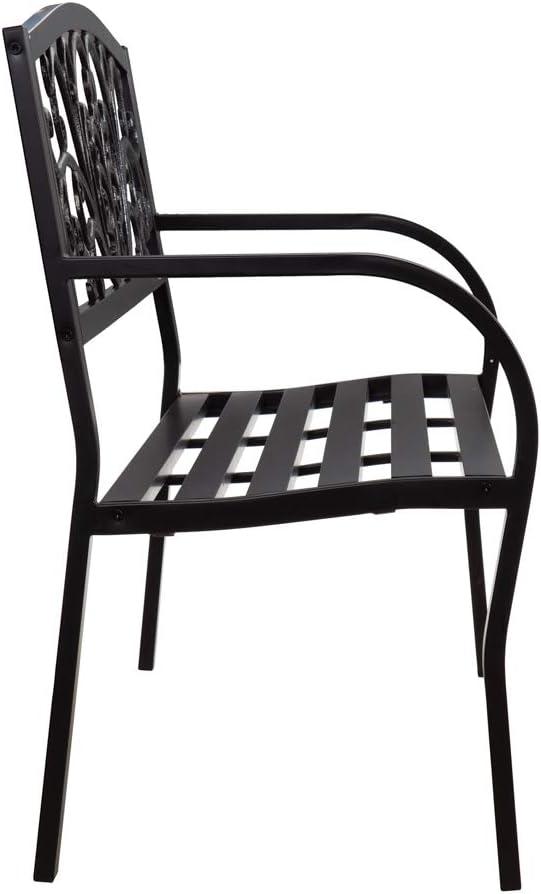 House of Hampton® Blooming Garden Metal Bench
