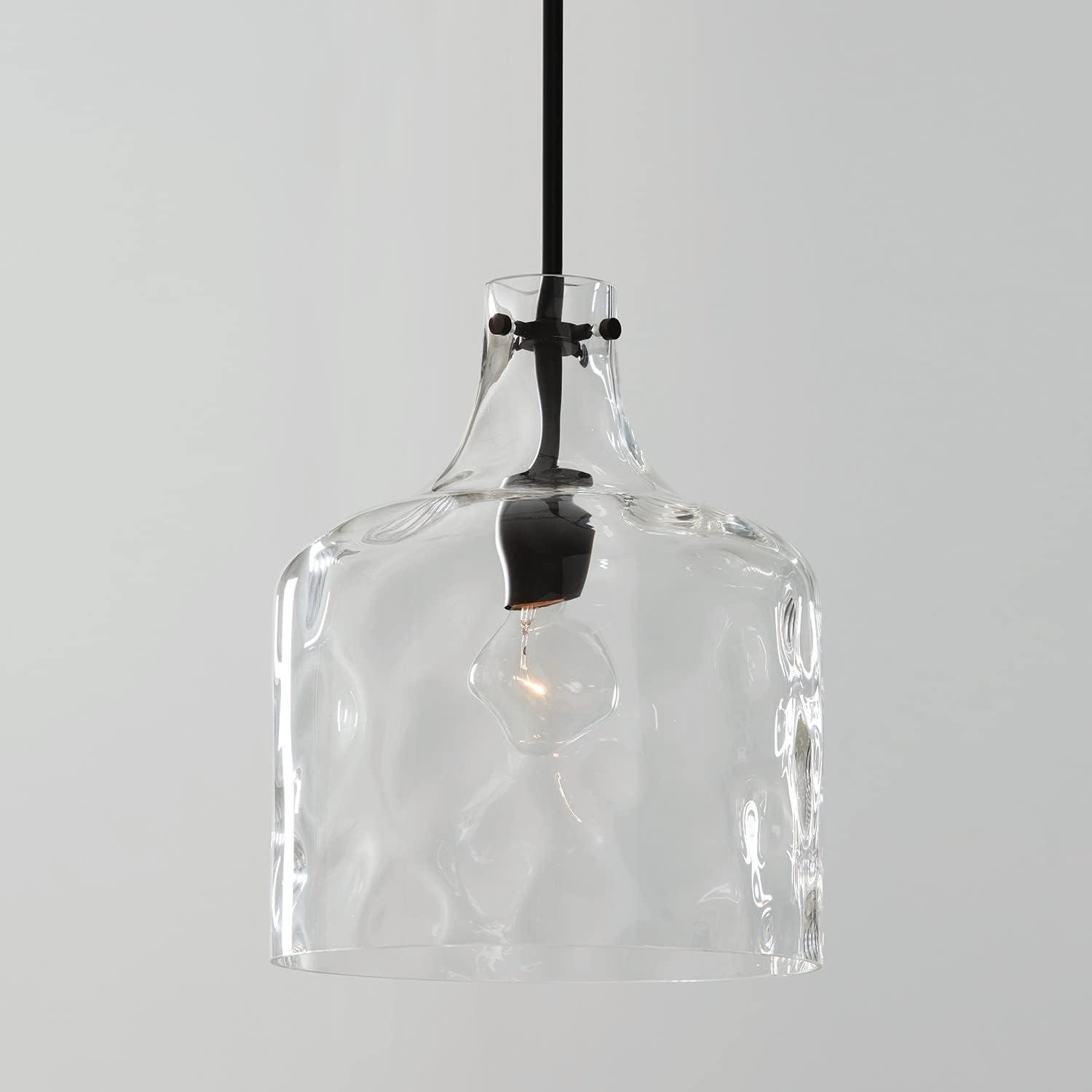 Capital Lighting 325717 1 Light 15" Tall Pendant - Black