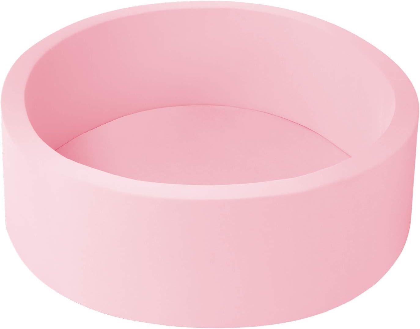 Foam Ball Pit for Toddlers Kids Soft Ball Pool Ideal Gift Play Toy for Children Kiddie Pools - Light Pink