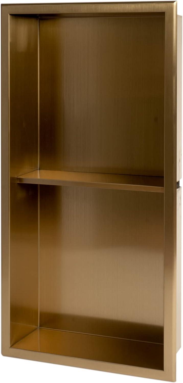 Alfi Brand Stainless Steel Shower Niche ABNP1224-BG