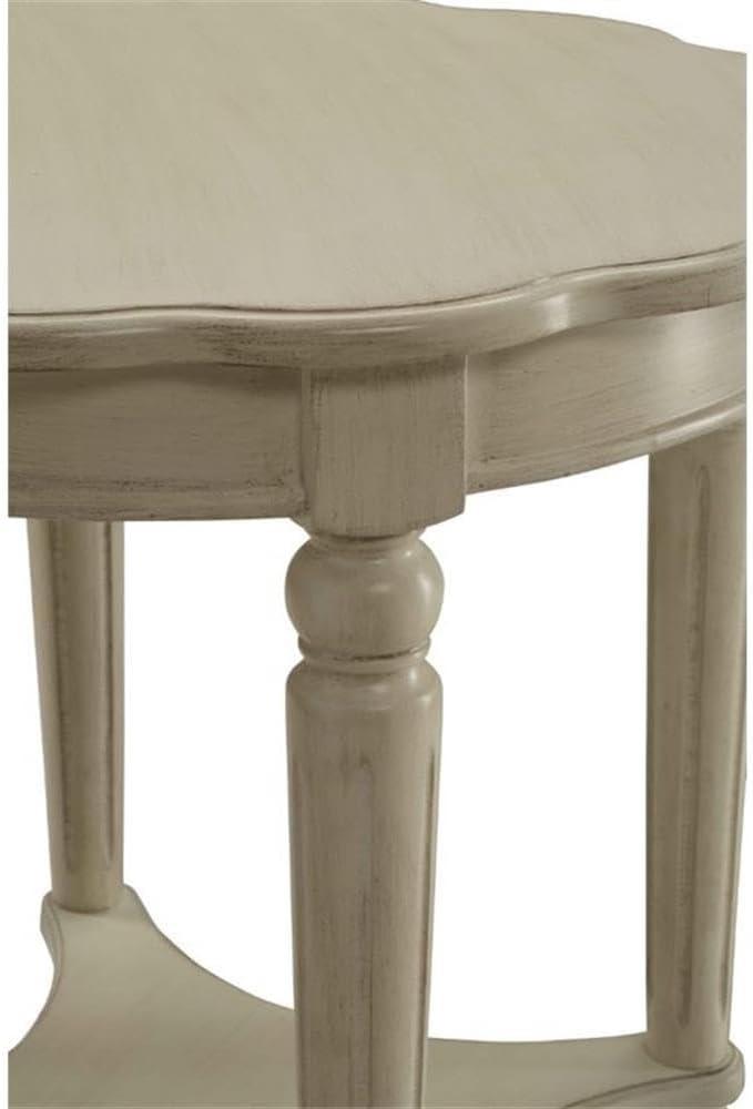 ACME Fordon End Table in Antique White