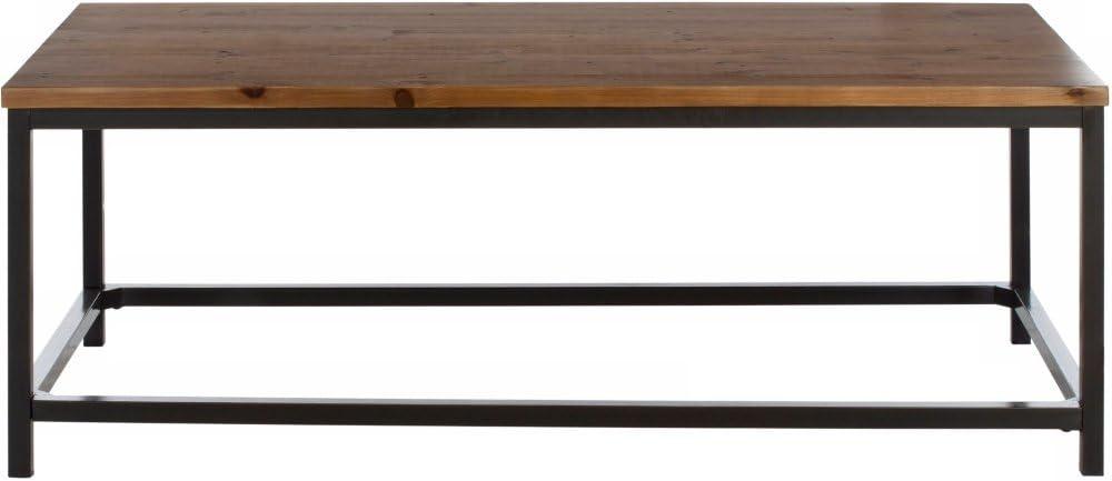 Alec Coffee Table - Brown Pine - Safavieh