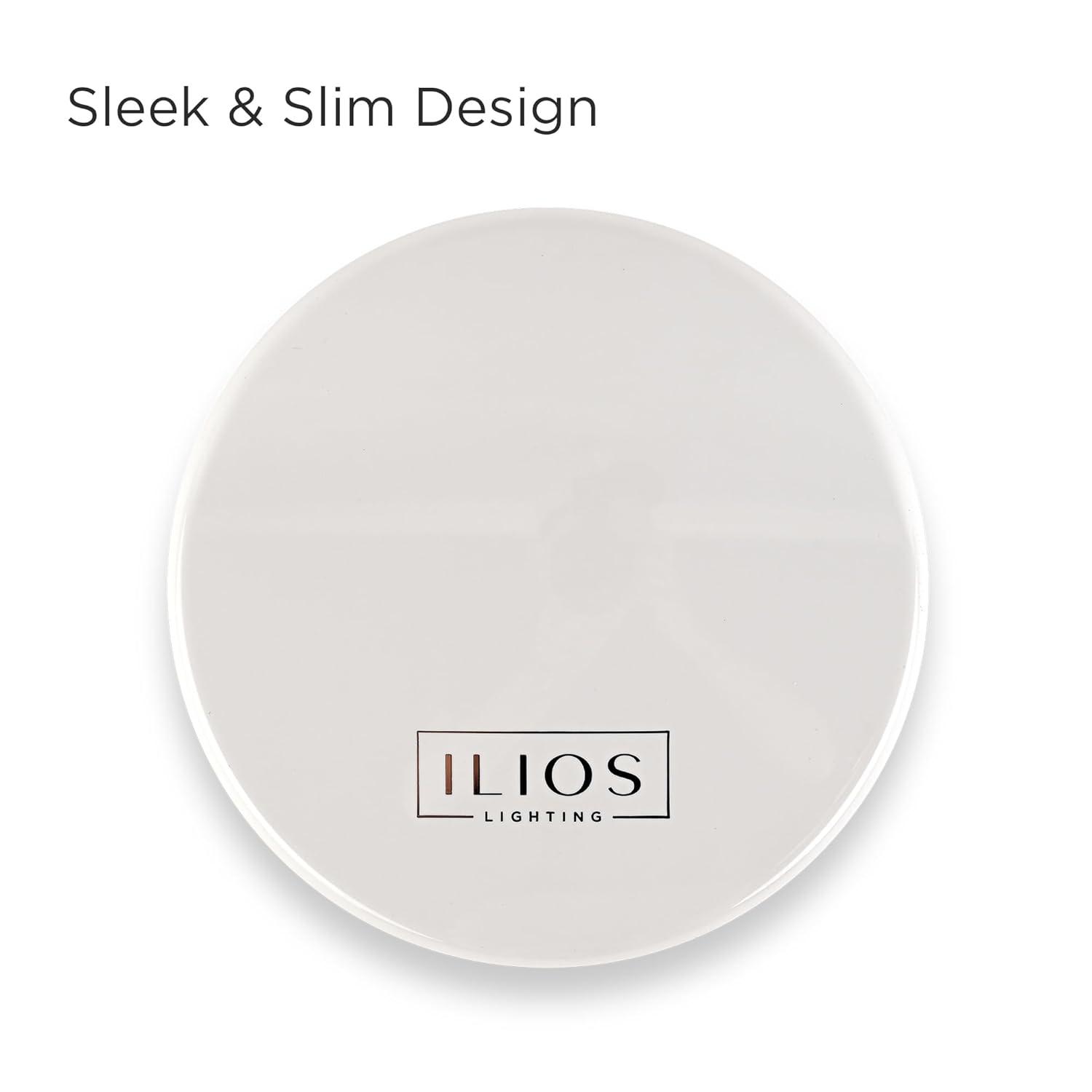 Ilios Lighting Rechargeable LED Compact Makeup Mirror