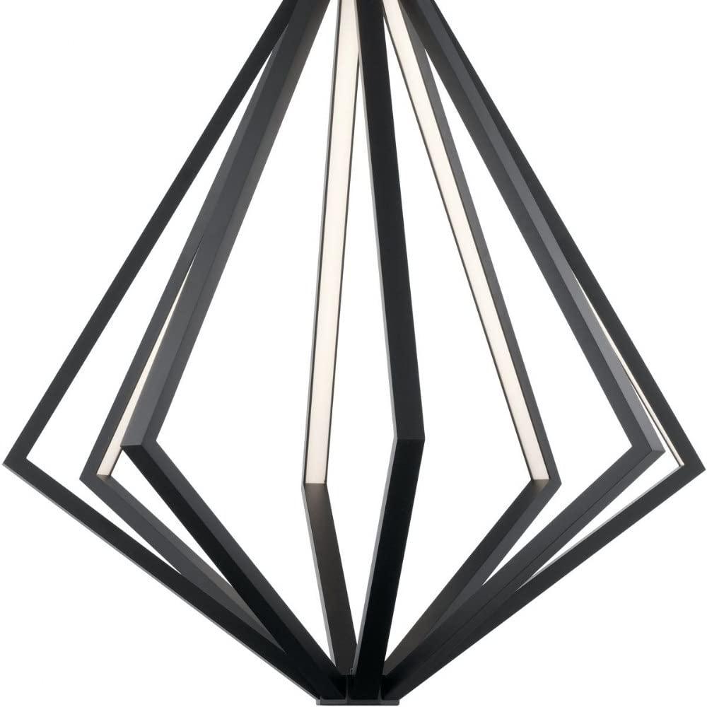 8-Light LED Gold Diamond LED Chandelier With Silicone Diffusers