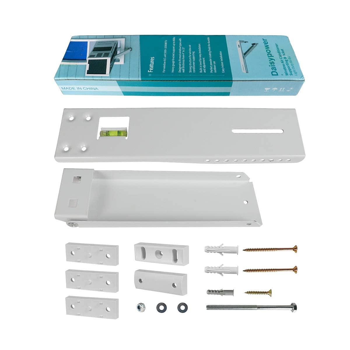Window AC Bracket,Window Air Conditioner Support Bracket Light Duty,Sturdy Structure AC Unit Bracket,Up to 85lbs, 5,000~12,000BTU(S)