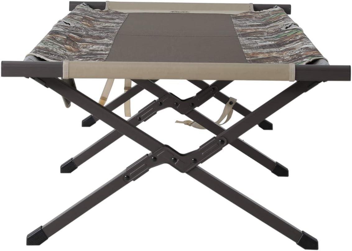 TIMBER RIDGE Folding Camping Cot for Adults,Outdoor Bed Camp Cots for Sleeping with Carry Bag，Foldable XL Hunting for Camping, Hiking, Camouflage，Home, Travel, Support up to 300lbs, Camo