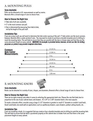 Amerock Candler Center to Center Arch Pull