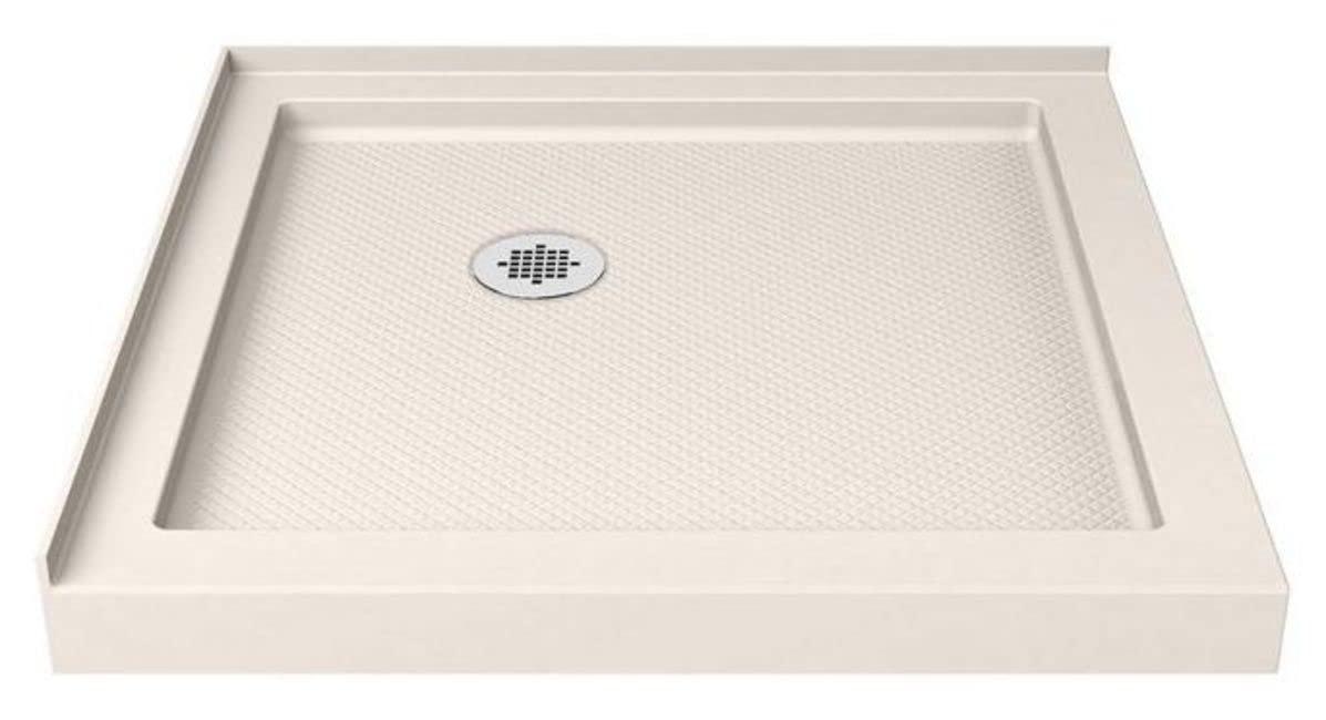 Flex 32" x 74.75" Square Pivot Shower Enclosure with Base Included