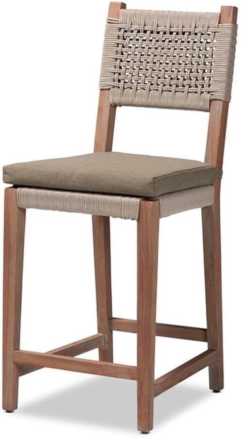 Bayou Breeze Datavia Solid Wood Counter Stool