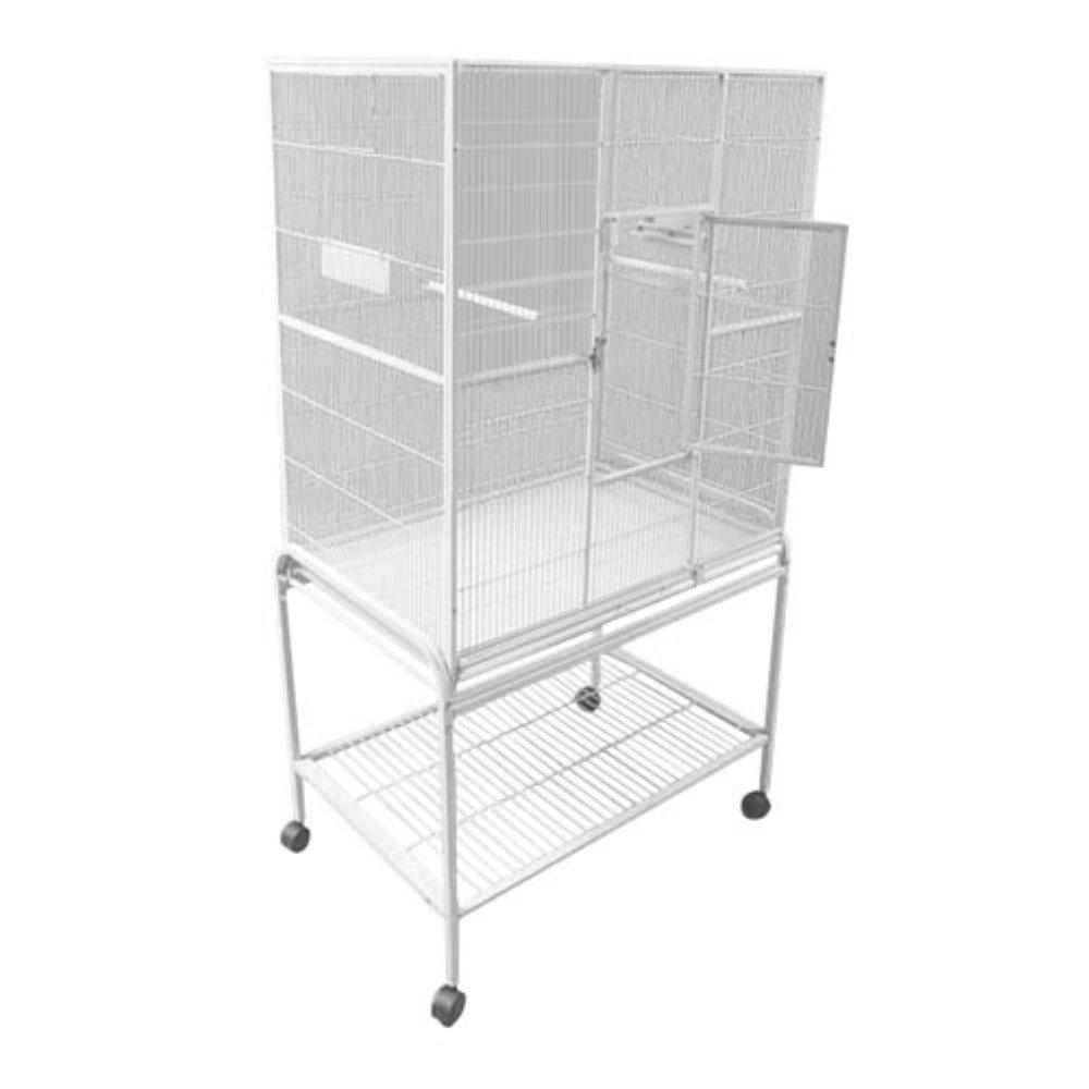 A&E Cage Company Flight Stand & Cage Bird Cage - Gray S