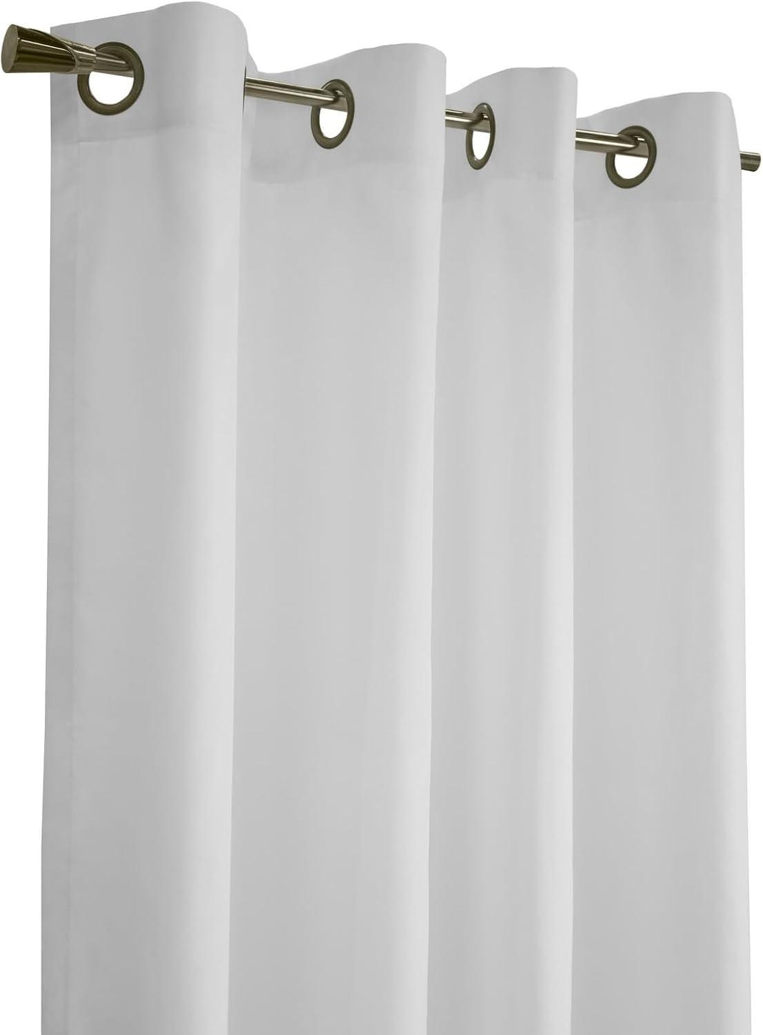 Thermalogic Galion Solid Color Semi-Sheer Thermal Grommet Single Curtain Panel