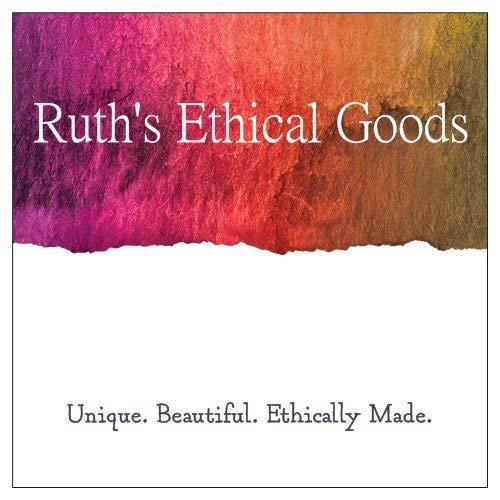 Ruth's Ethical Goods Camping Tent Christmas Tree Ornament - Art Glass Light Catcher