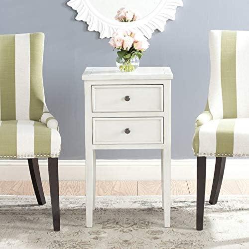 Toby Accent Table with Storage Drawers - Dark Teal - Safavieh.