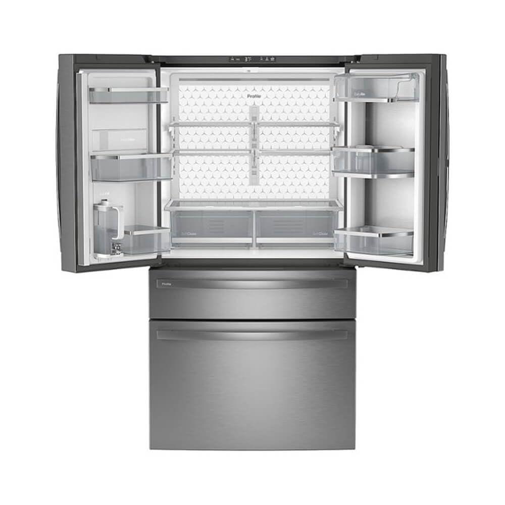 GE Profile™ Series Energy Star Smart 29 Cu. Ft. Fingerprint Resistant 4-Door French-Door Refrigerator