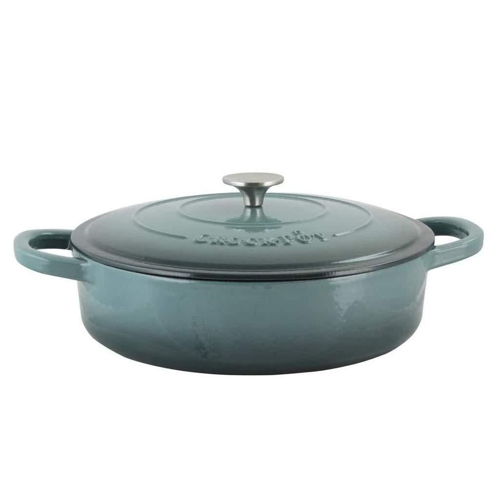 Crock-pot Crock-pot Artisan 5 qt. Non-Stick Cast Iron Round Braiser with Lid