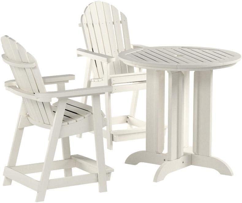 Anette 2-Person 36" Round, Counter-Height Dining Set