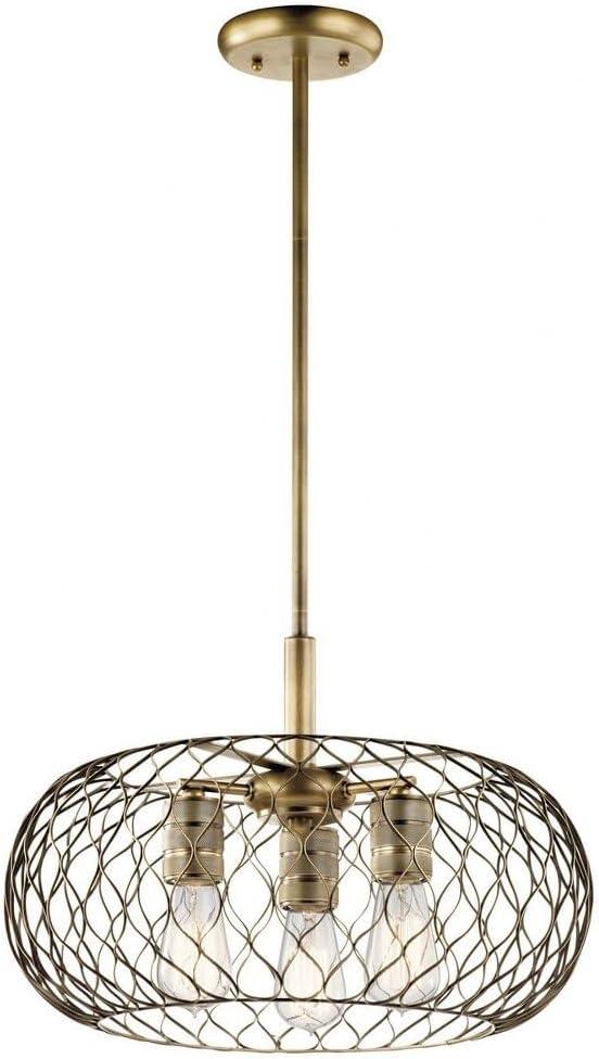 Kichler Lighting Devin 3 - Light Pendant in  Natural Brass