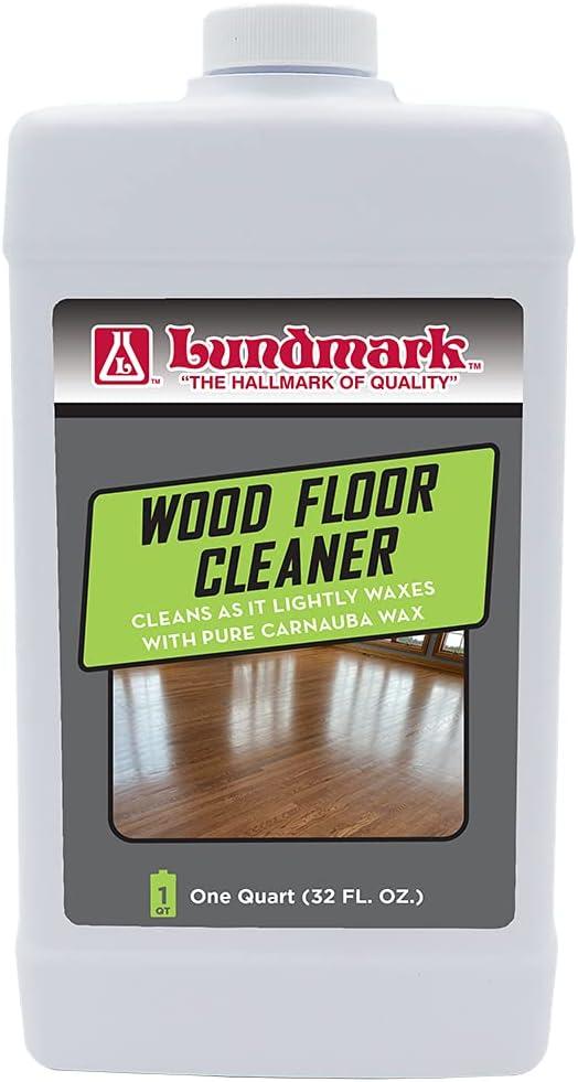Lundmark Wood Floor Cleaner, for Paste Wax Finish Floors with Carnauba Wax, 32-Ounce, 3207F32-6