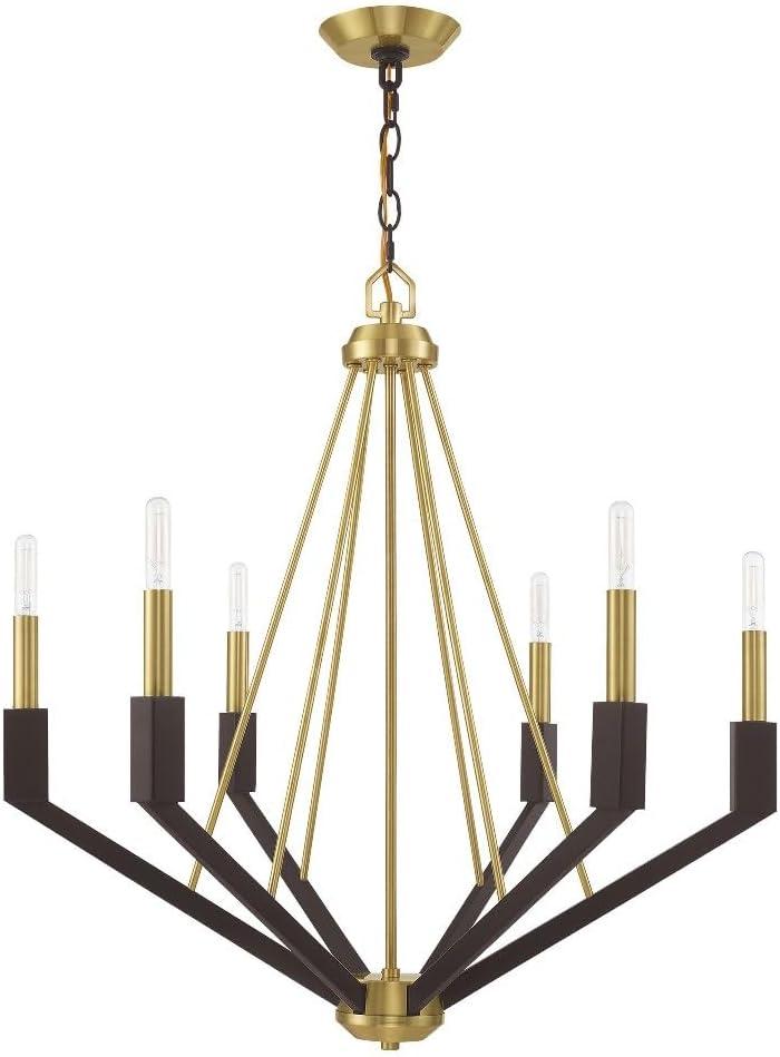 Livex Lighting Beckett 6 - Light Chandelier in  Brushed Nickel