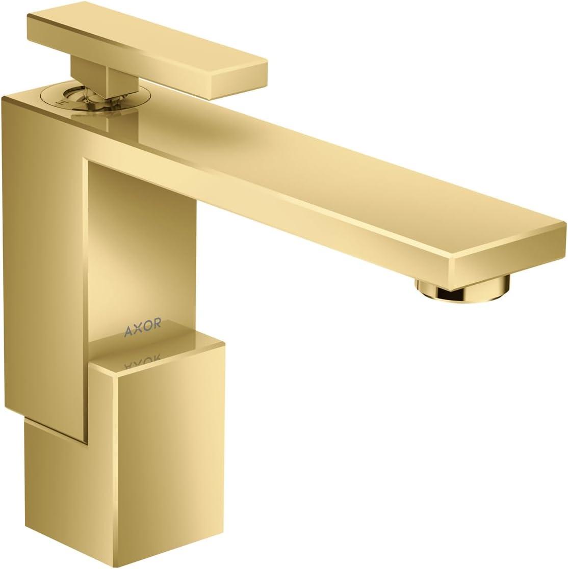 Edge Single Hole Faucet Single-handle Bathroom Faucet with Drain Assembly