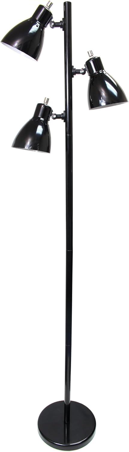 Simple Designs Metal 3-Light Tree Floor Lamp