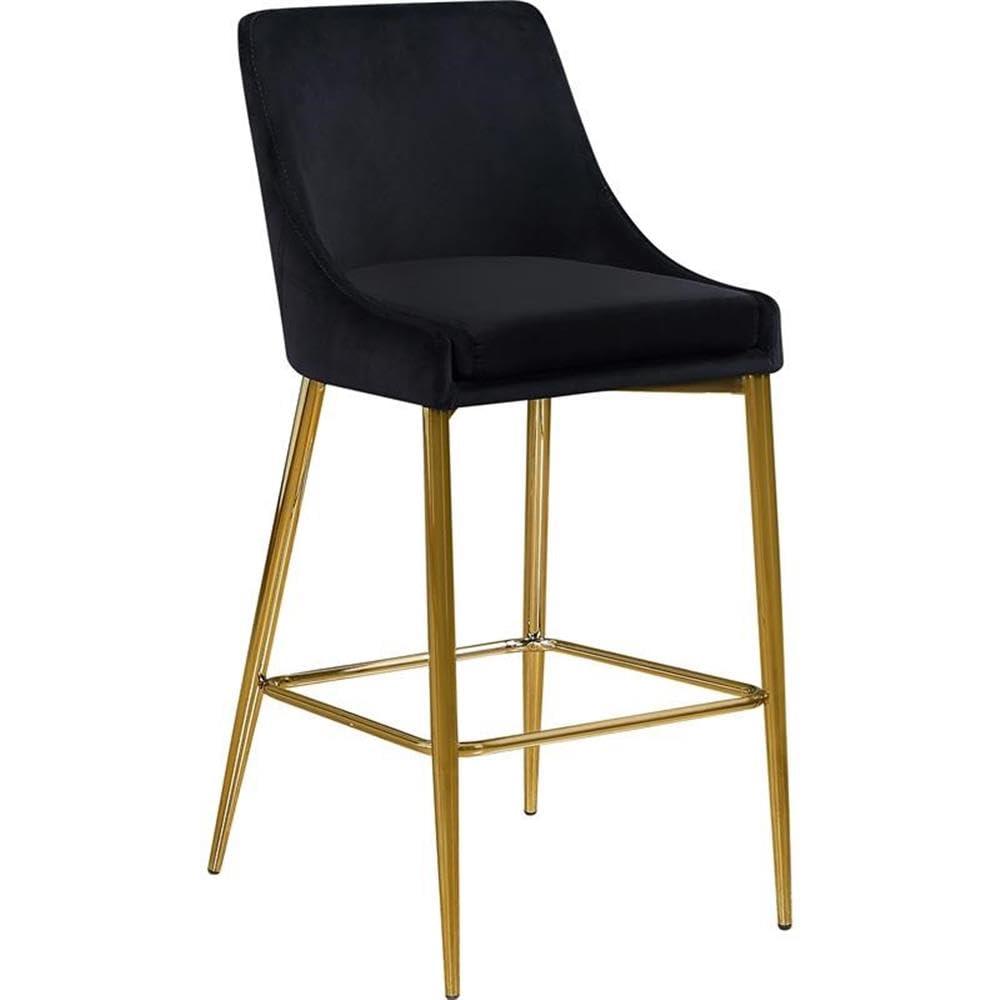 Ellenberger Upholstered Counter Stool with Metal Frame