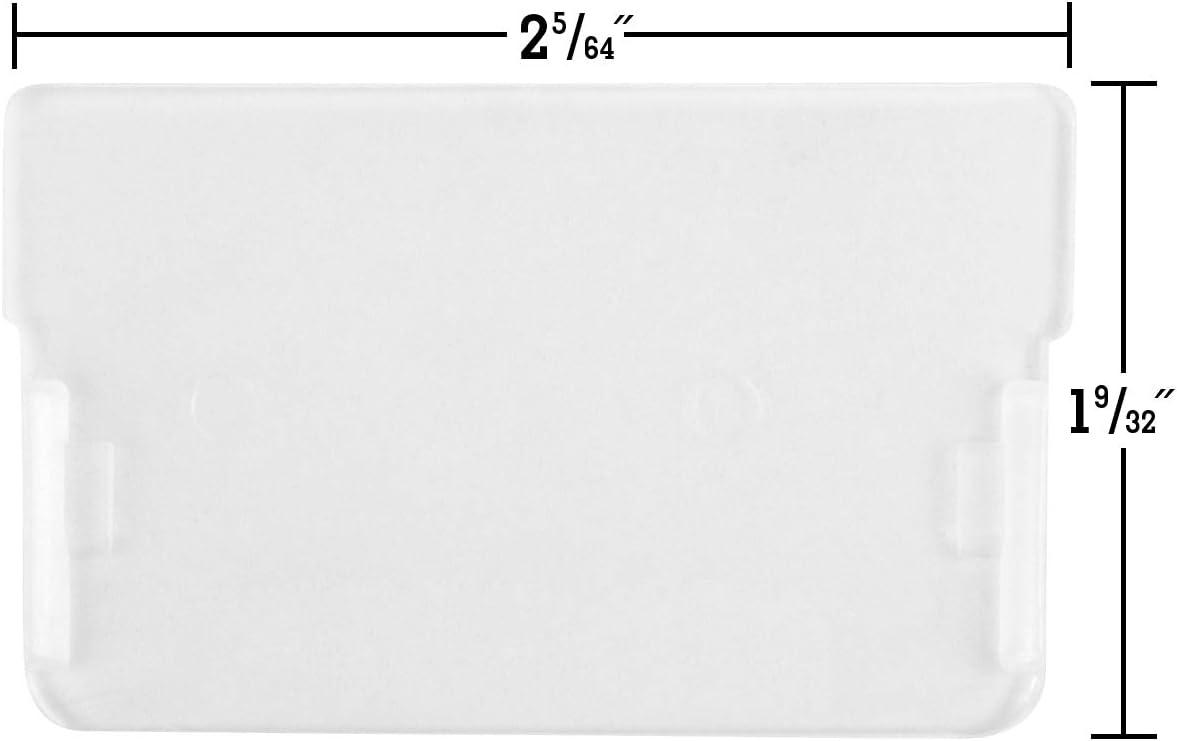 Akro-Mils 40716 Plastic Width Dividers for Small Drawers in Plastic Cabinets, Custom Storage Inserts for Teacher Toolbox, Small Parts Organizer, Screw Organizer and More, 16-Pack, Clear