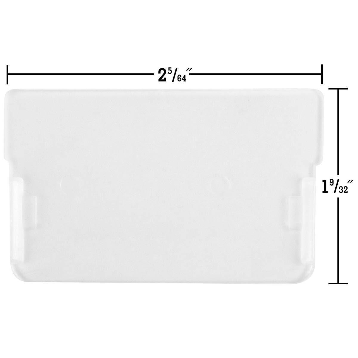 Akro-Mils 40716 Plastic Width Dividers for Small Drawers in Plastic Cabinets, Custom Storage Inserts for Teacher Toolbox, Small Parts Organizer, Screw Organizer and More, 16-Pack, Clear