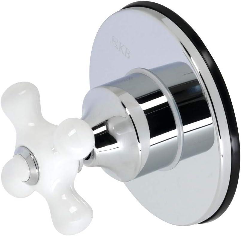 Kingston Brass Single-Handle Wall Mount Three-Way Diverter Valve with Trim Kit