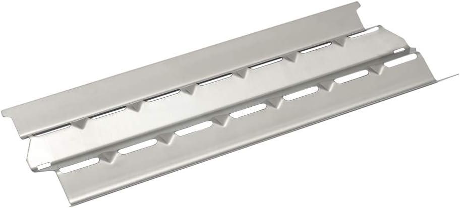 Broil King 18429 Flav-R-Wave Heat Plate Replacement Parts for Broil King Signet, Sovereign and Monarch Gas Grills, 13 3/4 inch x 5 7/8 inch, Stainless Steel, Set of 3, KS749