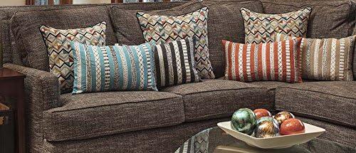 Pillow Perfect Basenji Tangerine Reversible Throw Pillow
