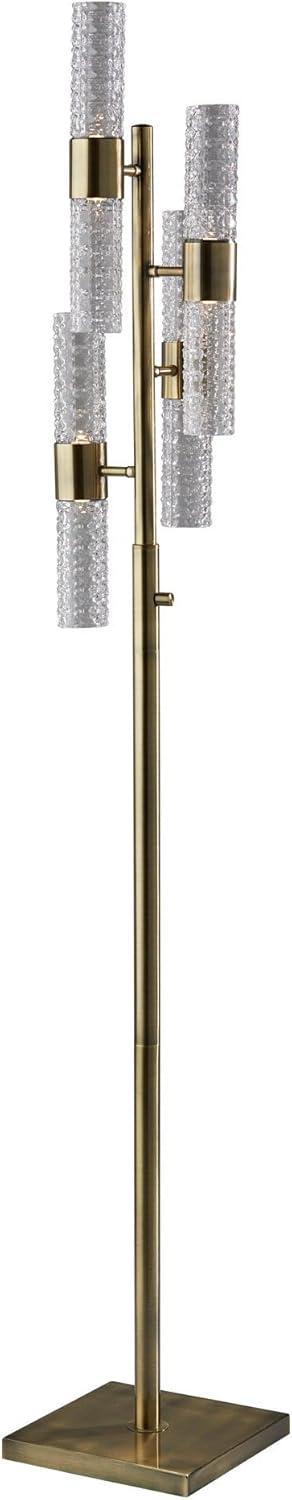 Tuberose Metal Multi-light LED Floor Lamp (65")