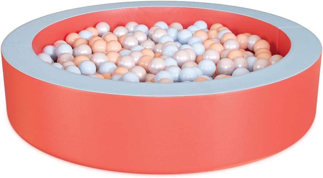 Milliard 44" Ball Pit for Toddlers and Baby, Red and Blue