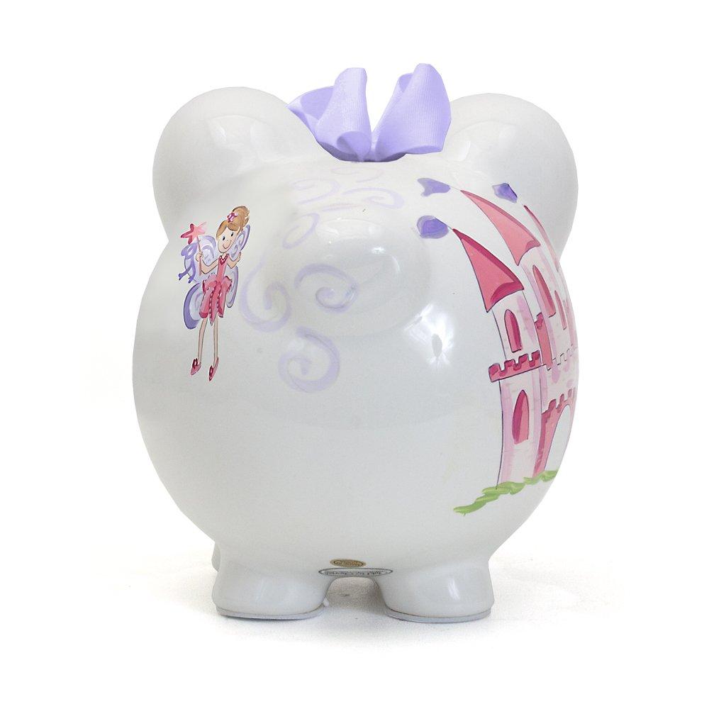 Bank Fancy Fairy Castle Piggy Bank Ceramic Crown Money Saver 36847