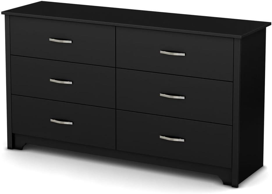 South Shore Fusion, Contemporary Dresser,  Black