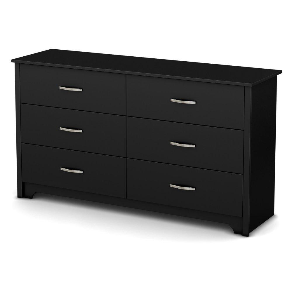South Shore Fusion, Contemporary Dresser,  Black