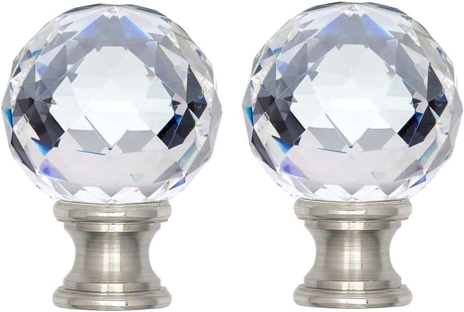 Eeristq 2pcs Lamp Shade Lamp Finial Caps Knob Lamp Decoration for Table Lamp Floor Light