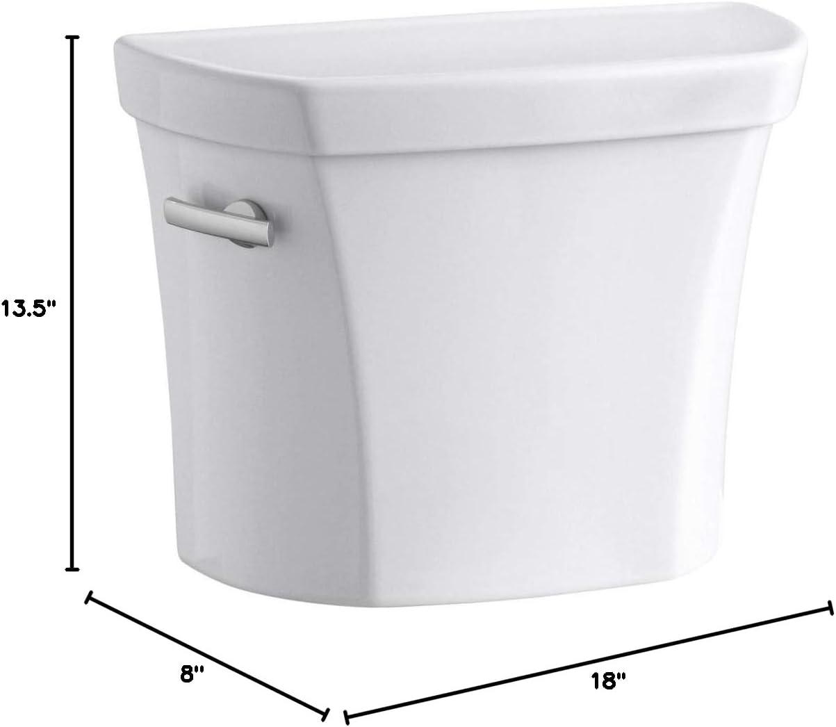 Wellworth® Toilet Tank with Left-Hand Trip Lever, 1.6 GPF