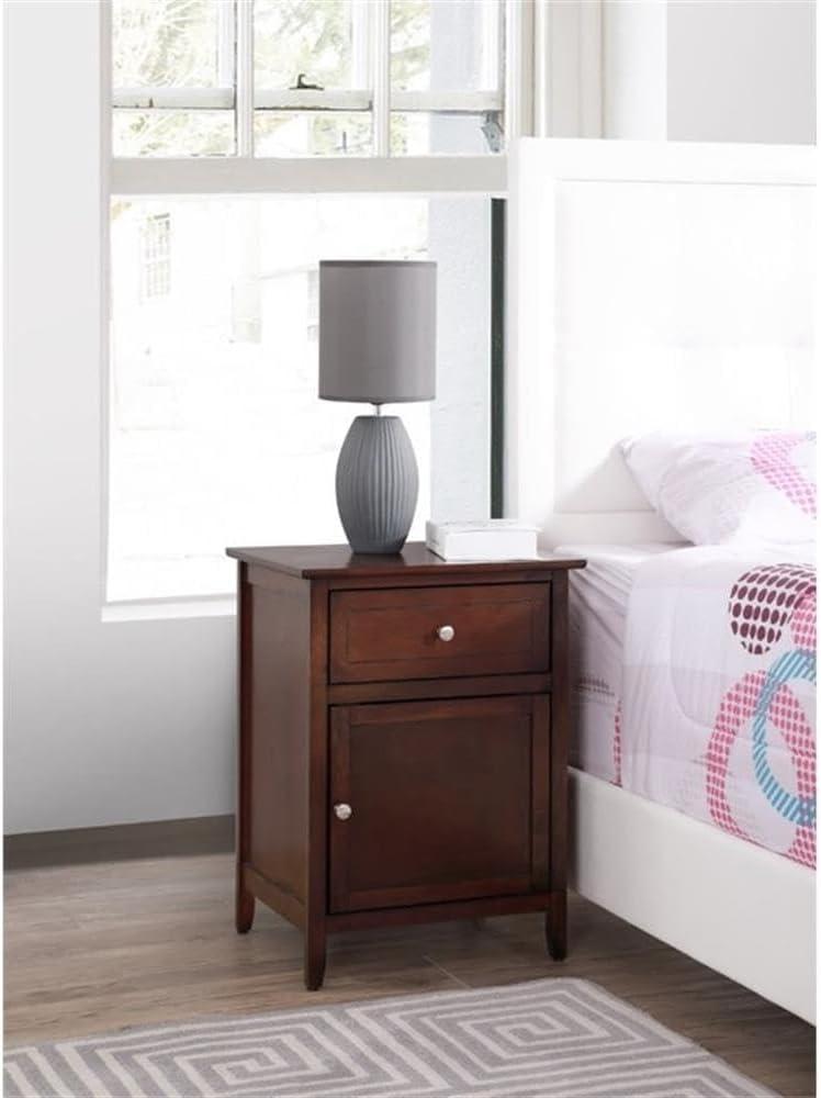 Sutherlans Cranbrook Modern Nightstand, Nightstand with 1 Drawer 1 Door & Reviews | Wayfair