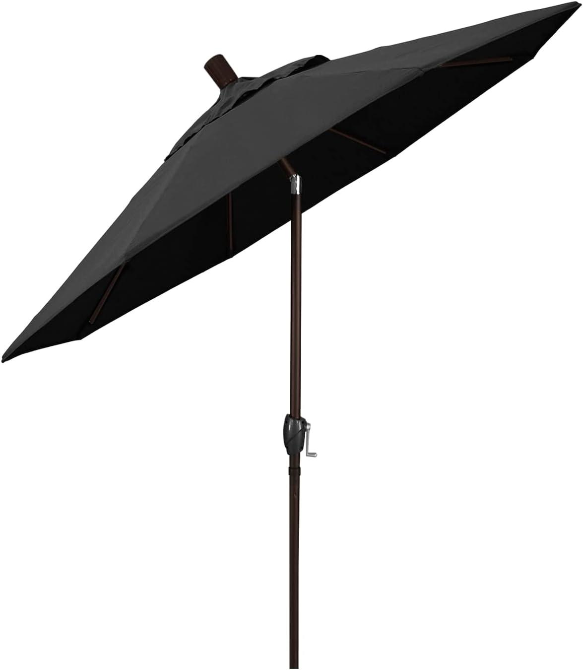 California Umbrella 6' Patio Umbrella in Black