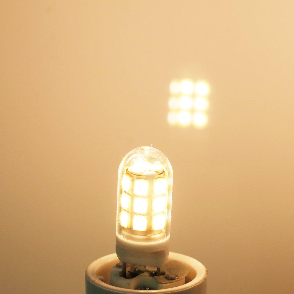 G4 LED Bulb 120V Bi-Pin Base, 3W Soft Warm White 3000K, Replaces 30W-35W Halogen for Under Cabinet, Ceiling, Wall, and Puck Lights