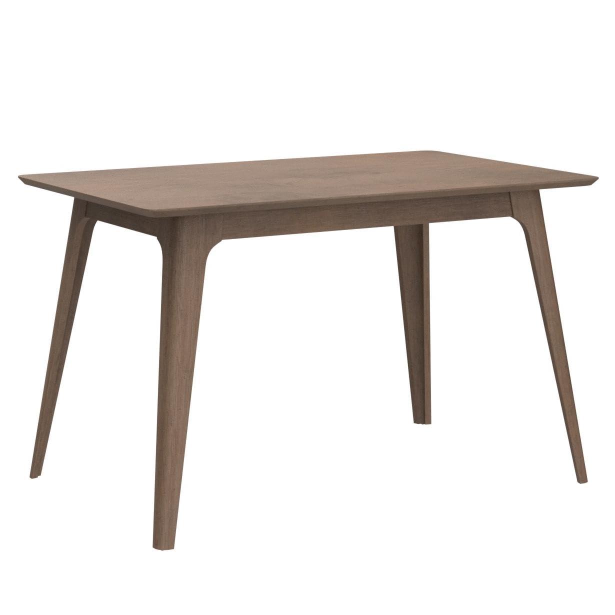 Gideon Dining Table - Natural Walnut - Christopher Knight Home: Scandinavian Style, Seats 4, Rubberwood Frame
