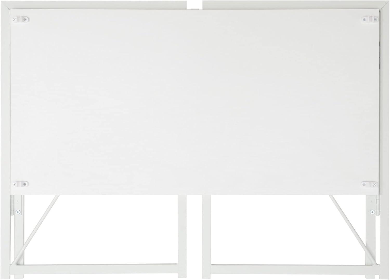 Convenience Concepts 29.50" Tall Xtra Folding Desk, White/White, All Ages