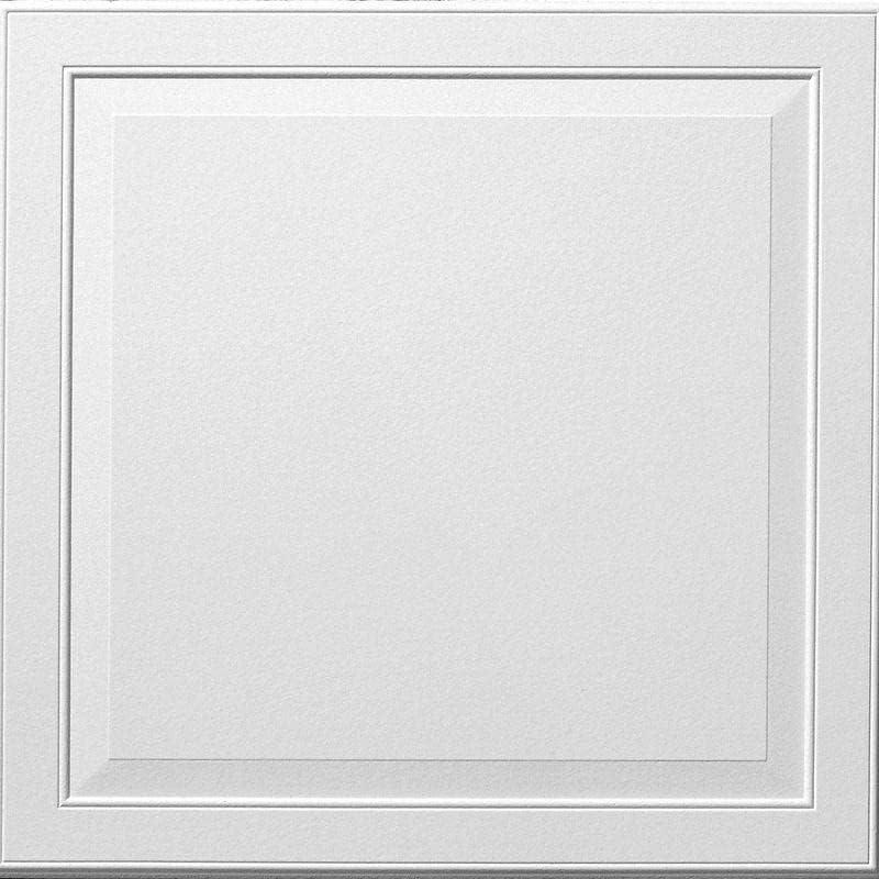 Armstrong 2x2 LEDGES Acoustic Ceiling Tiles for Suspended Ceiling Grids, 6-tiles per pack, White