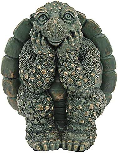 Design Toscano The Thinker Turtle Garden Statue