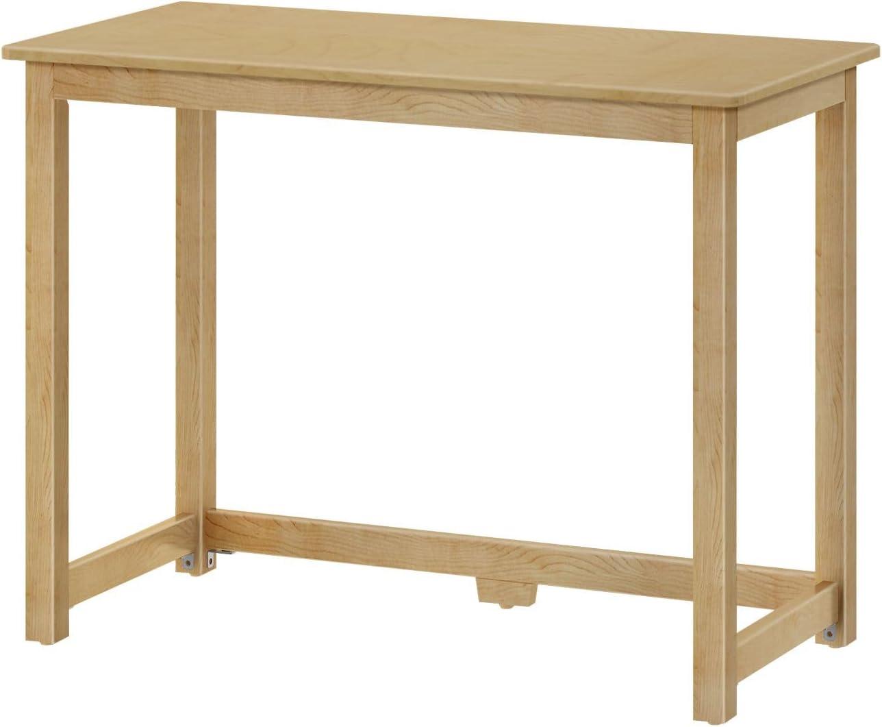 Plank+Beam Writing Desk, Simple Desk for Bedroom, Home Office Study Desk, 39.5"