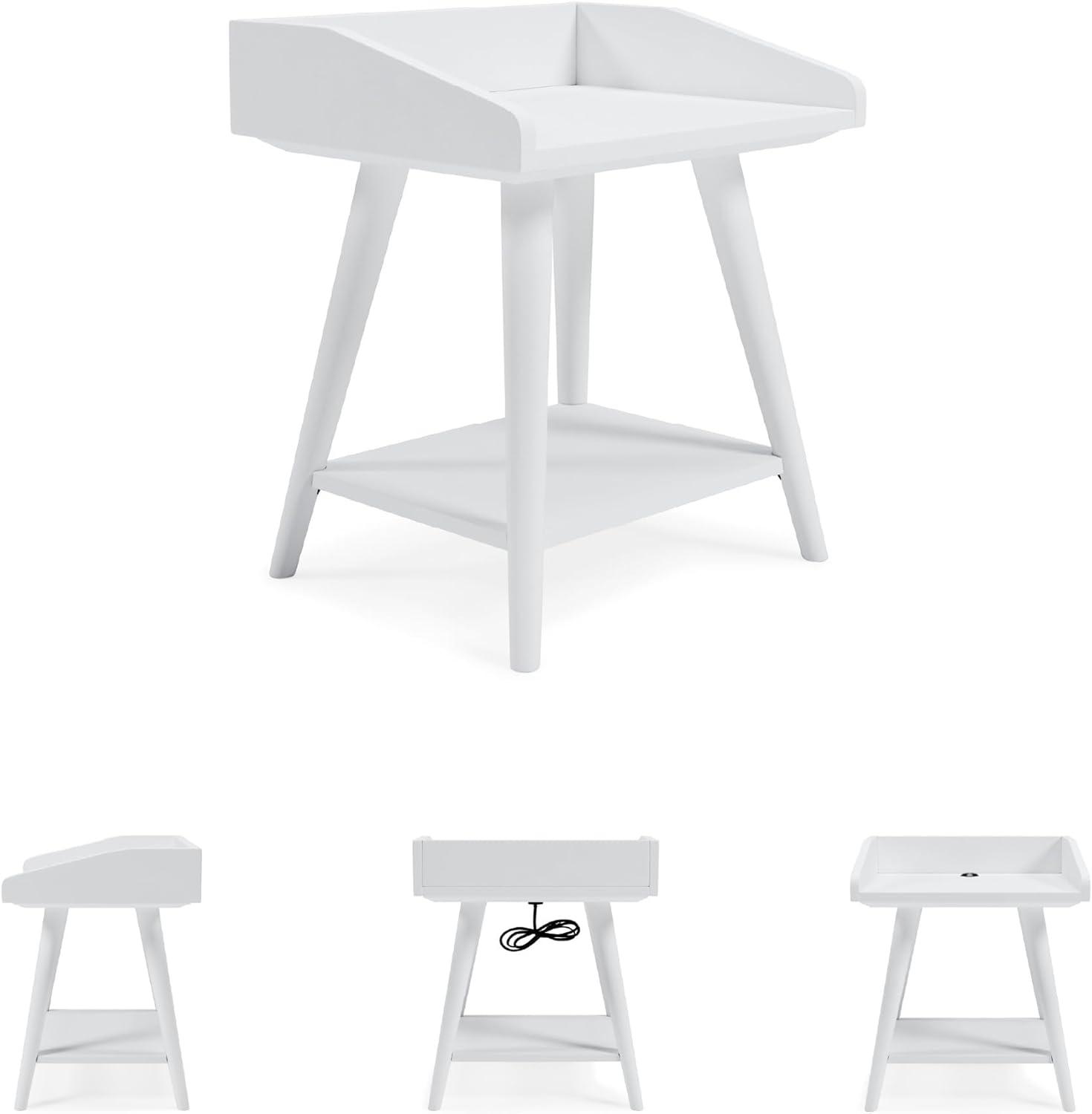 Signature Design by Ashley Casual Blariden Accent Table White