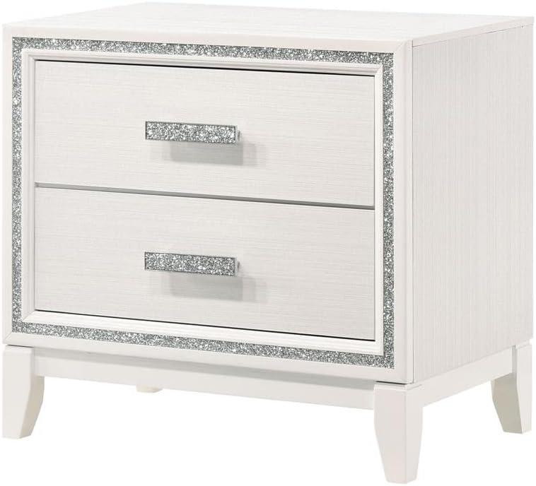 ACME Haiden Nightstand in White