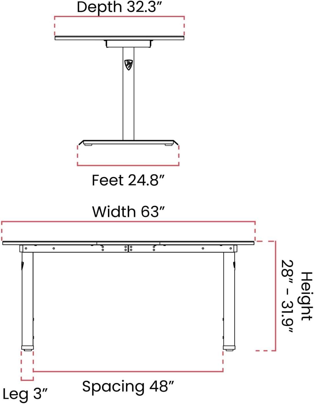 Dark Gray Curved Gaming Desk with Steel Frame